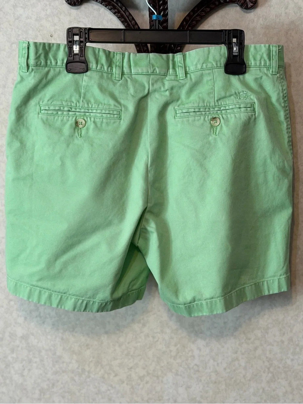 Southern Tide Skipjack Mint Green Chino Shorts Men’s 36 Pima Cotton Preppy - Picture 2 of 8